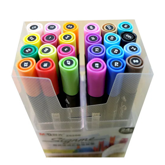 มาร์คเกอร์ Signme marker กล่อง 24 สี APM25206