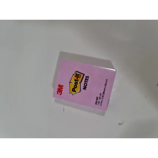 3MPost it note No.653-AST ขนาดเล็ก 1.5 x 2 นิ้ว กระดาษโน้ต มีกาวในตัว สีชมพูนีออน  1 แพ็ค/100แผ่น