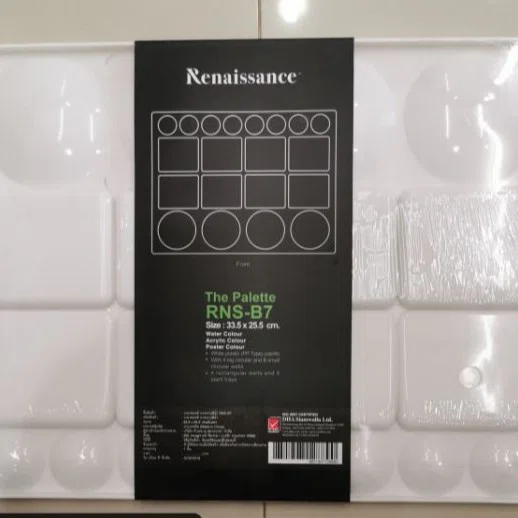Renaissance Watercolor Palette เรนาซองซ์ ถาดจานสีน้ำ RNS-B7 ขนาด 33.5x25.5 cm