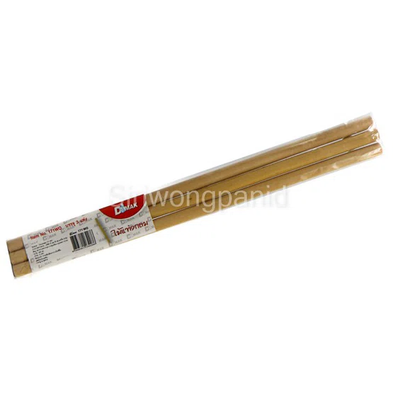 ไม้แท่งกลม DMak (DIY)  รุ่น 171 wo   ยาว 30 ซม  เส้นผ่าศูนย์กลาง 0.9ซม   จำนวน 1 แพ้ค/3แท่ง