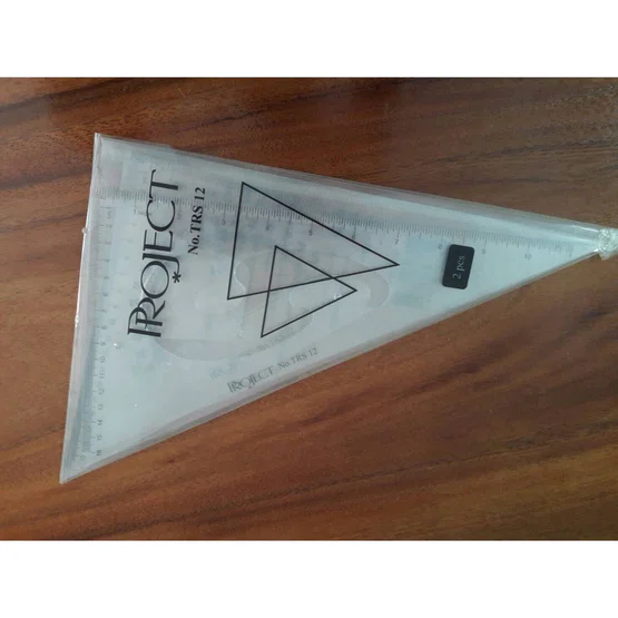 PROJECT ไม้ฉาก PVC ชุดไม้ฉาก 2 ชิ้น รุ่น TRS 12