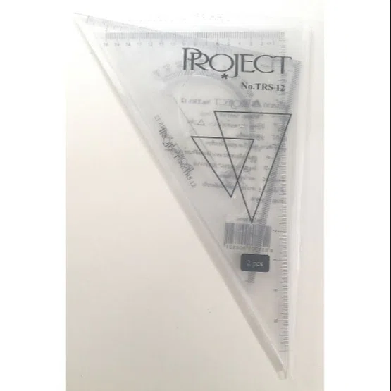 PROJECT ไม้ฉาก PVC ชุดไม้ฉาก 2 ชิ้น รุ่น TRS 12
