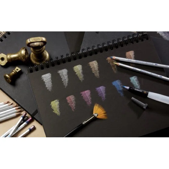 สีไม้ เมทัลลิค DERWENT METALLIC 12 COLORS   รหัส  2305599