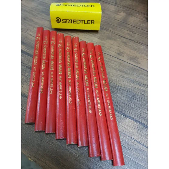 ดินสอช่างไม้ ดินสอเขียนไม้ สเต็ดเลอร์ STAEDTLER MOON pencil 741  1 ด้าม