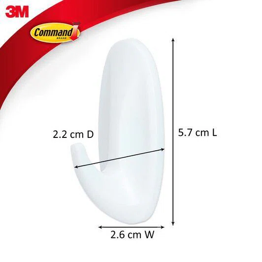 Command™ Designer Small Hook, 17082. คอมมานด์™ ตะขอดีไซน์ขนาดเล็ก, 17082
