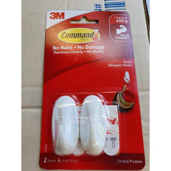 Command™ Designer Small Hook, 17082. คอมมานด์™ ตะขอดีไซน์ขนาดเล็ก, 17082