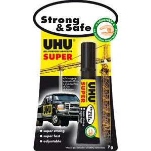 กาวพลังช้าง คุณภาพสูง UHU all purpose super strong 7g.