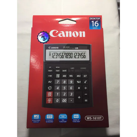WS-1610T เครื่องคิดเลขตั้งโต๊ะ Canon 16 หลัก (ของแท้)
