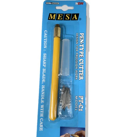MESA คัตเตอร์ปากกา รุ่น PT-C1  แถมไส้คัตเตอร์    จำนวน 1 ชุด