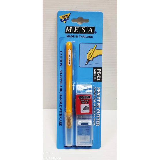 MESA คัตเตอร์ปากกา รุ่น PT-C1  แถมไส้คัตเตอร์    จำนวน 1 ชุด