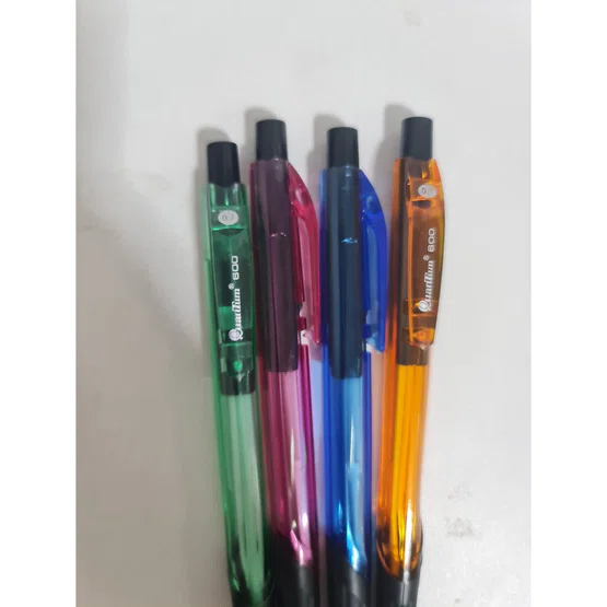 ปากกาลูกลื่น 0.7 มม Quantum รุ่น 600 หมึกน้ำเงิน ด้ามคละสี จำนวน 1 แท่ง