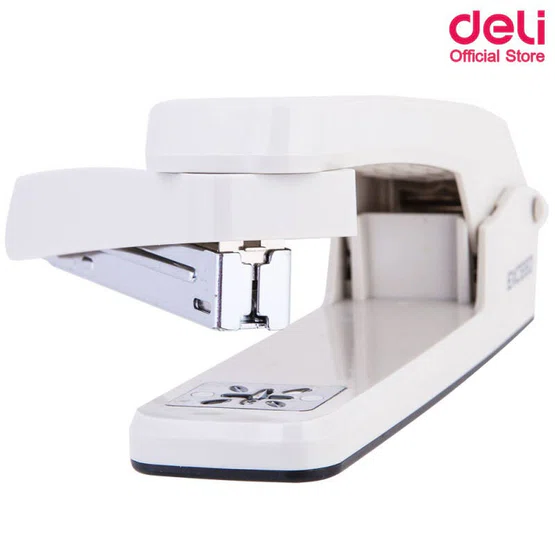 Stapler เครื่องเย็บกระดาษ 25 หน้า หมุนได้ 360 องศา Deli 0434