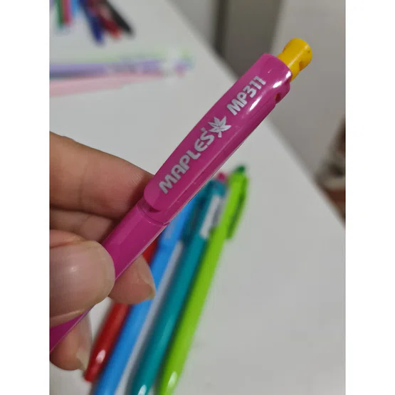 Maples ปากกาลูกลื่นเมเปิ้ล รุ่น MP311 หมึกน้ำเงิน 0.5มม  1 แท่ง