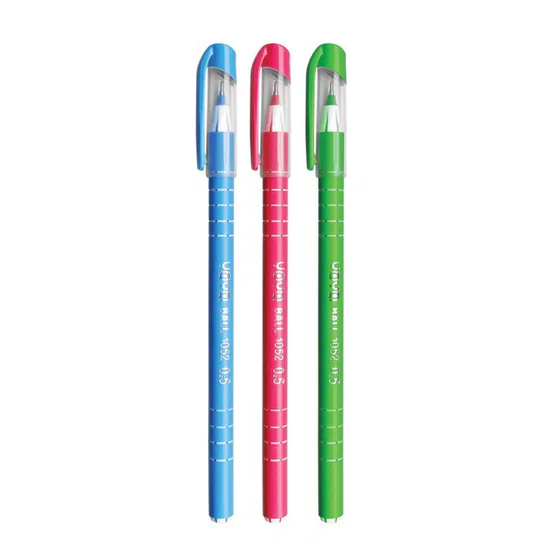 ปากกาลูกลื่น 0.5 มม. 1 ด้าม หมึกสี่น้ำเงิน ด้ามคละสี YOYA 1052