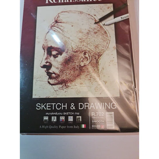 สมุดสเกตซ์ริมลวด Renaissance Sketch and Drawing รุ่น R-702  ขนาด A5  1 เล่ม/60แผ่น