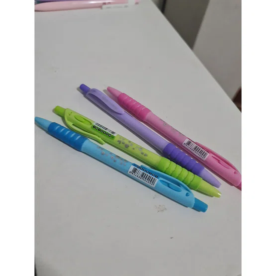 ปากกาลูกลื่น  Maples MP919B หมึกน้ำเงิน ด้ามคละสี 0.5mm 1 แท่ง