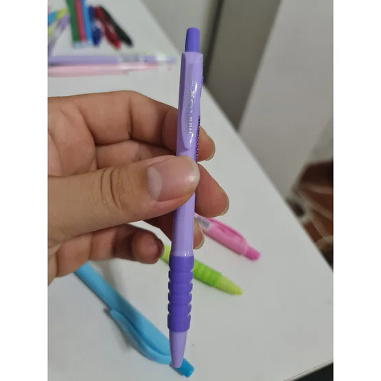 ปากกาลูกลื่น  Maples MP919B หมึกน้ำเงิน ด้ามคละสี 0.5mm 1 แท่ง