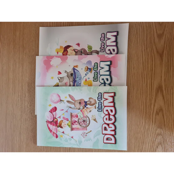สมุดจด Mayflower รุ่น NH62-Live the dream  60แกรม  30 แผ่น  1 เล่ม