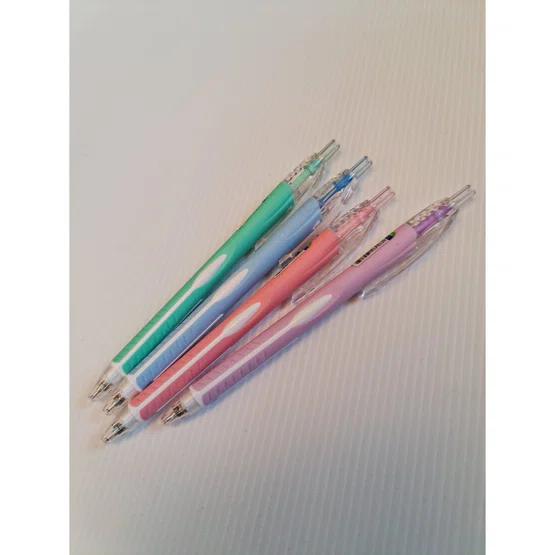 Quantum ปากกาลูกลื่น 0.5 มม. หมึกสีน้ำเงิน ด้ามคละสี รุ่น Juice  1 แท่ง