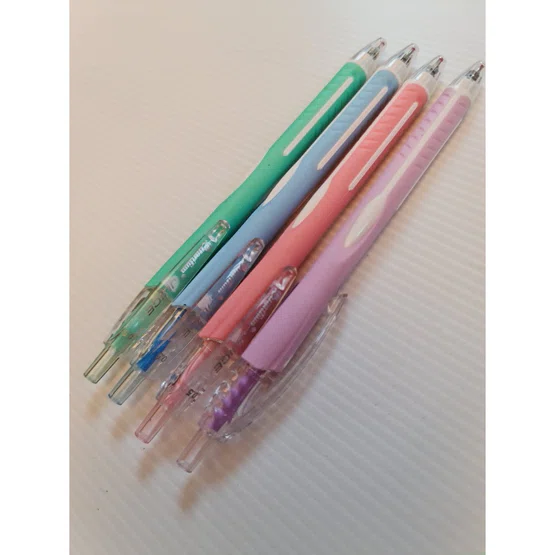 Quantum ปากกาลูกลื่น 0.5 มม. หมึกสีน้ำเงิน ด้ามคละสี รุ่น Juice  1 แท่ง