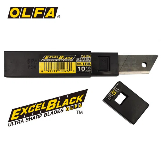 ใบมีดคัตเตอร์ OLFA LBB-10  (1หลอด/10ใบ)