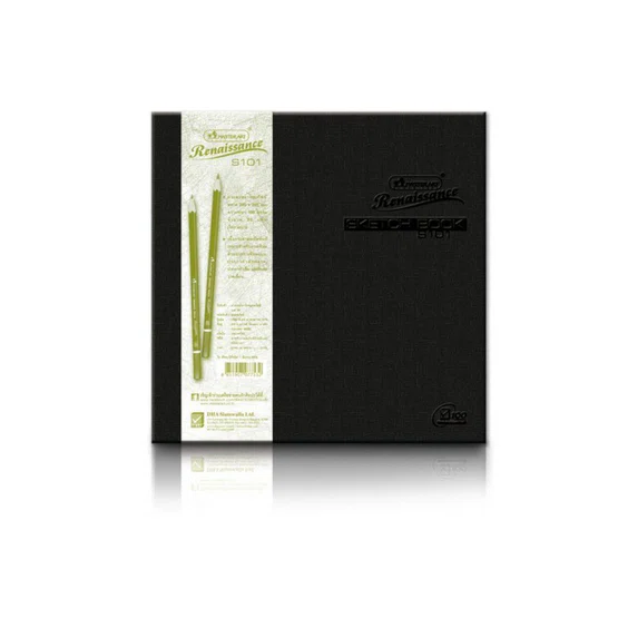 Master Art สมุดวาดรูป สมุดสเก็ตซ์ 250 x 255mm 100gsm Sketch Book S101 50แผ่น / 1 เล่ม