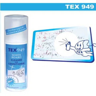 น้ำยาเช็ดกระดานไวท์บอร์ด แบบสเปร์ยTEX 949 WHITE BOARD CLEANER AND CONDITIONER 1 ขวด