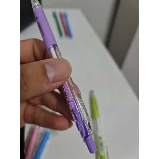 ปากกาลูกลื่น Maples MP919 หมึกน้ำเงิน 0.5มม  1 แท่ง