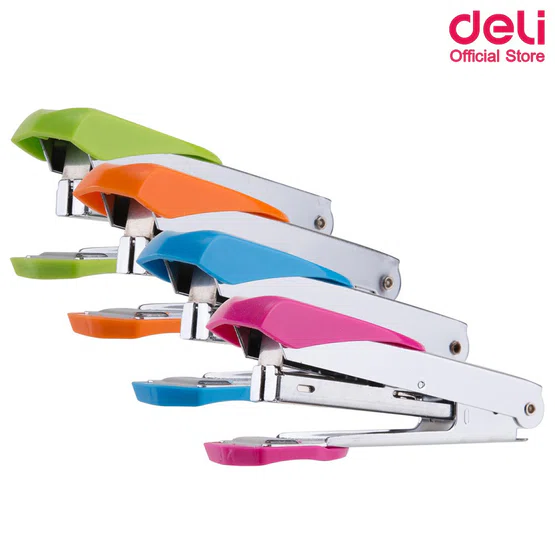 Deli 0260 Stapler No.10 เครื่องเย็บกระดาษ เบอร์ 10  1 ชิ้น  คละสี