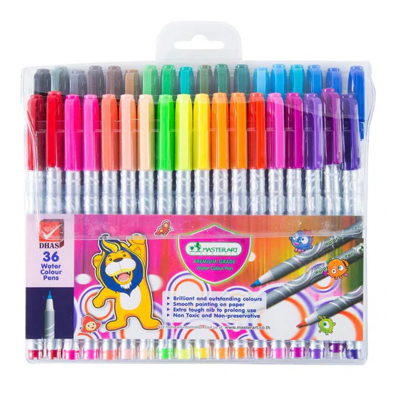 ปากกาเมจิก (แพ็ค 36 สี) มาสเตอร์อาร์ต Premium Grade สีเมจิก Master art